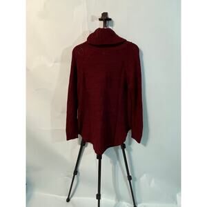 It’s Our Time Women's Burgandy Turtleneck Sweater - Sz Medium